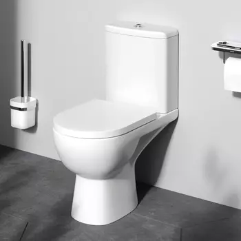 Унитаз-компакт Am.Pm Sunny C85C8600SC с сиденьем микролифт, белый