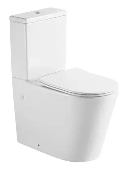 Унитаз-компакт Aquatek Оберон AQ1273H-00 безободковый, с микролифтом