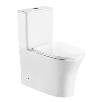 Унитаз-компакт Azario Anteo Round AZ-1219A безободковый, с сиденьем микролифт