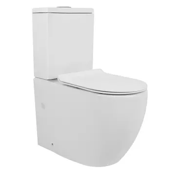 Унитаз-компакт Azario Corsa AZ-2062S безободковый, с сиденьем микролифт