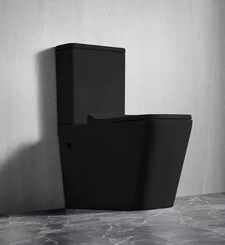 Унитаз-компакт CeramaLux 2171-1MB черный матовый