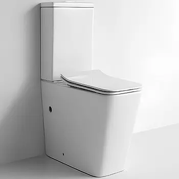 Унитаз-компакт CeramaLux TR2170-1 с микролифтом, смыв Tornado