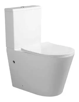 Унитаз-компакт Ceruttispa Sela CT10096 GW Tornado с микролифтом