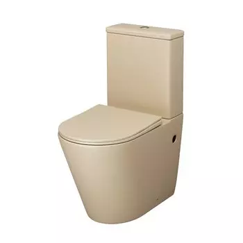 Унитаз-компакт Grossman Color GR-4480BEMS безободковый, бежевый матовый