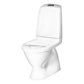 Унитаз-компакт Gustavsberg Nautic GB111500201205 безободковый, с вертикальным выпуском