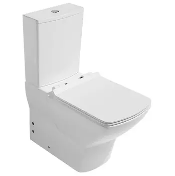 Унитаз-компакт Isvea Soluzione 10SZ04002SV безободковый, белый