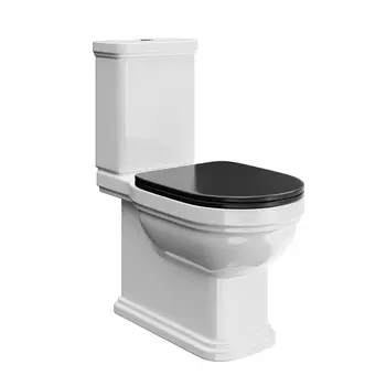 Унитаз-компакт Kerama Marazzi Pompei PO.wc.01 с черной крышкой