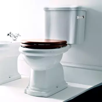 Унитаз-компакт Kerasan Retro 101301/107101 горизонтальный выпуск, с боковой ручкой