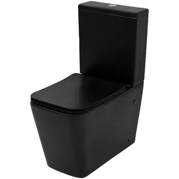 Унитаз-компакт Melana MLN-310306MB черный матовый