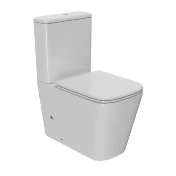 Унитаз-компакт Point Ника PN42081 безободковый с микролифтом