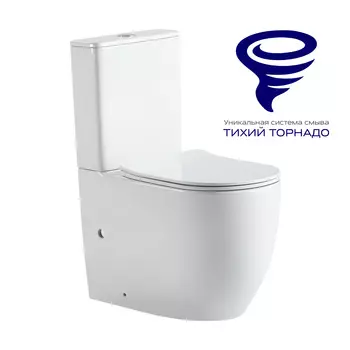 Унитаз-компакт Prato Бьянко СО-6083А белый