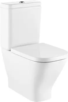 Унитаз-компакт Roca Gap Clean Rim 734273700H безободковый, двойной выпуск