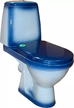 Унитаз-компакт Rosa Премьер синий