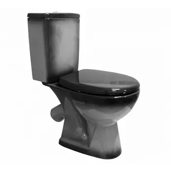 Унитаз-компакт Rosa Уют черный