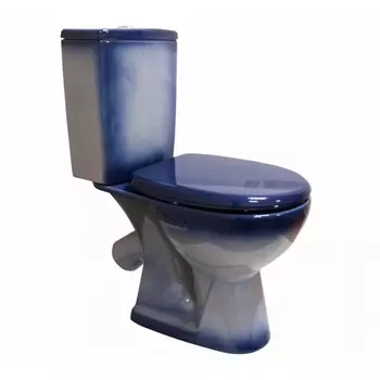 Унитаз-компакт Rosa Уют синий