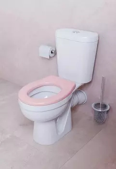 Унитаз-компакт Santek Каспер 1WH501847 детский, стандарт, розовое сиденье