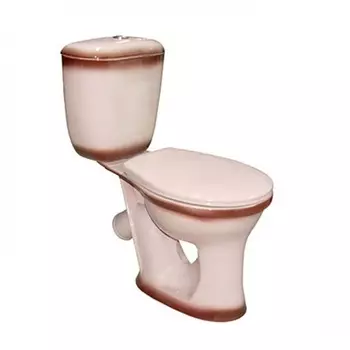 Унитаз-компакт Santeri Виктория декор бежевый