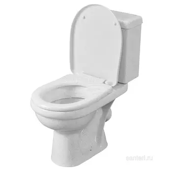 Унитаз-компакт Santeri Визит крап на белом