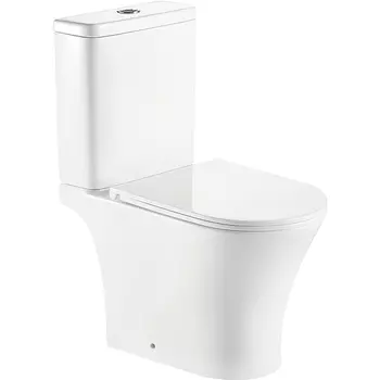 Унитаз-компакт SantiLine SL-5010 с сиденьем микролифт, белый