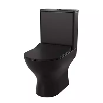 Унитаз-компакт Taliente Arte AR35045 Nero безободковый с сиденьем микролифт