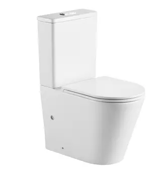 Унитаз-компакт Terminus Аврора 11F62x39W безободковый, белый