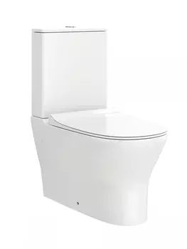 Унитаз-компакт Teymi Ellie T40801 безободковый, сиденье микролифт