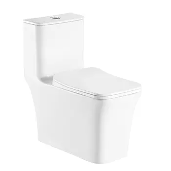 Унитаз-моноблок Azario Gressa AZ-1111 безободковый, с сиденьем микролифт