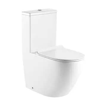 Унитаз-моноблок Azario Morano AZ-1001 безободковый, с сиденьем микролифт