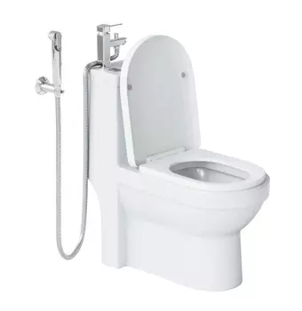 Унитаз-моноблок Laguraty 8074A горизонтальный выпуск с функцией биде