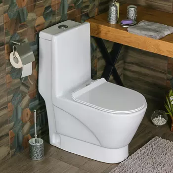 Унитаз-моноблок Melana MLN-2014 с микролифтом