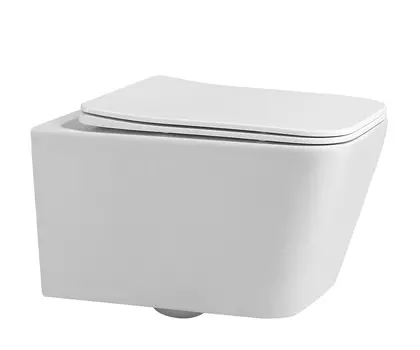 Унитаз подвесной Abber Rechteck AC1201MW безободковый