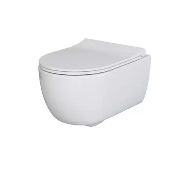 Унитаз подвесной Ambassador Abner 103T20001R-102T20001S глянцевый белый