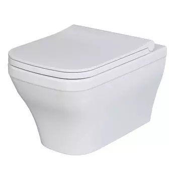 Унитаз подвесной Ambassador Benefit 203T20001R-202T20001S глянцевый белый