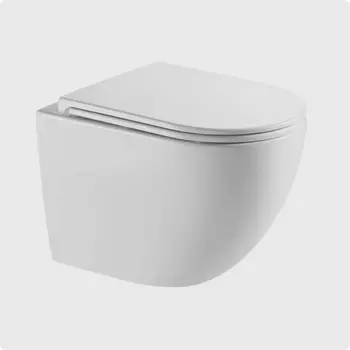 Унитаз подвесной AQUAme AQM2002L белый глянец