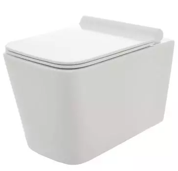 Унитаз подвесной AQUAme AQM2003 безободковый, с микролифтом