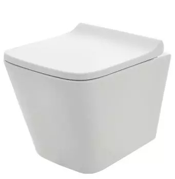 Унитаз подвесной AQUAme AQM2004 безободковый, с микролифтом