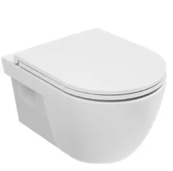 Унитаз подвесной AQUAme AQM2011 безободковый, с микролифтом