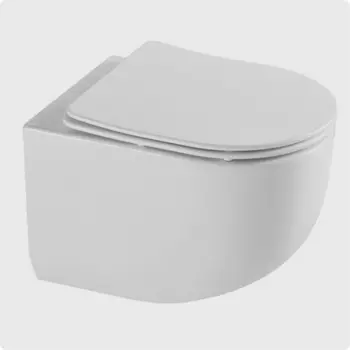 Унитаз подвесной AQUAme AQM2012 белый глянец