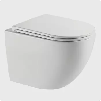 Унитаз подвесной AQUAme AQM2014PRO белый глянец