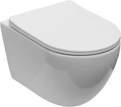 Унитаз подвесной Aquanet Cetus 3.0 W Tornado безободковый, с микролифт