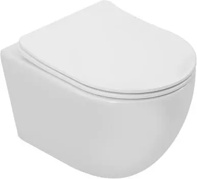 Унитаз подвесной Aquanet Cetus 3.0 W Short Tornado укороченный
