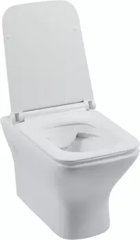 Унитаз подвесной Aquanet Cube-W безободковый, с микролифт