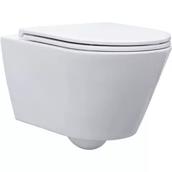 Унитаз подвесной Aquanet Lake-W Rimless 316461 с микролифтом