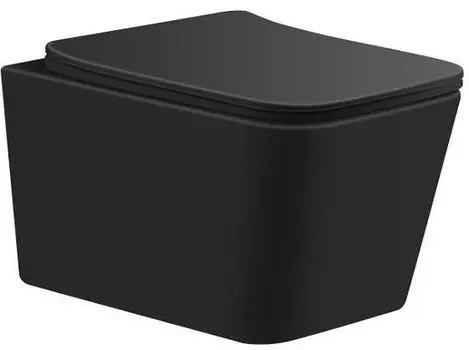 Унитаз подвесной Aquanet Tavr 2.0 W MB Rimless черный матовый