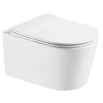 Унитаз подвесной Aquatek Оберон AQ1365T-00 безободковый