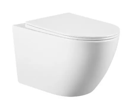 Унитаз подвесной Art&Max Romantic AM213CHR/SC безободковый, с сиденьем микролифт