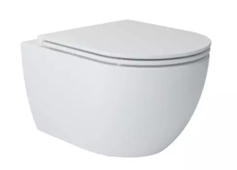 Унитаз подвесной Art&Max Torino AM823-V/SC безободковый, с сиденьем микролифт