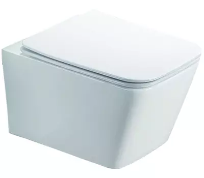 Унитаз подвесной Azario Nova AZ-2216 безободковый, с сиденьем микролифт