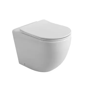 Унитаз подвесной BelBagno Sfera-R BB2141CBR/SC безободковый, с сиденьем микролифт, белый