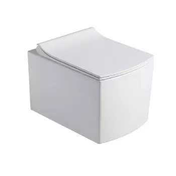 Унитаз подвесной Black&amp;White Universe W719 с микролифтом